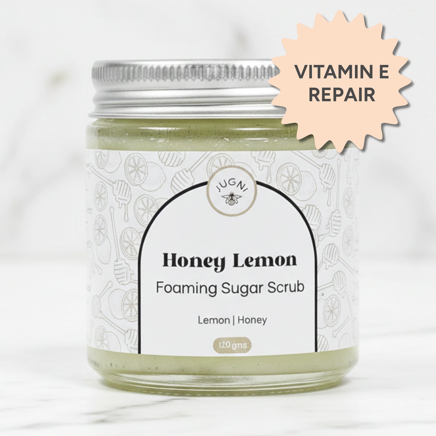 Foaming Sugar Scrub: Honey Lemon