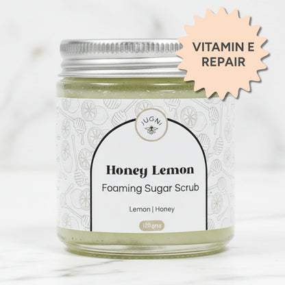 Foaming Sugar Scrub: Honey Lemon