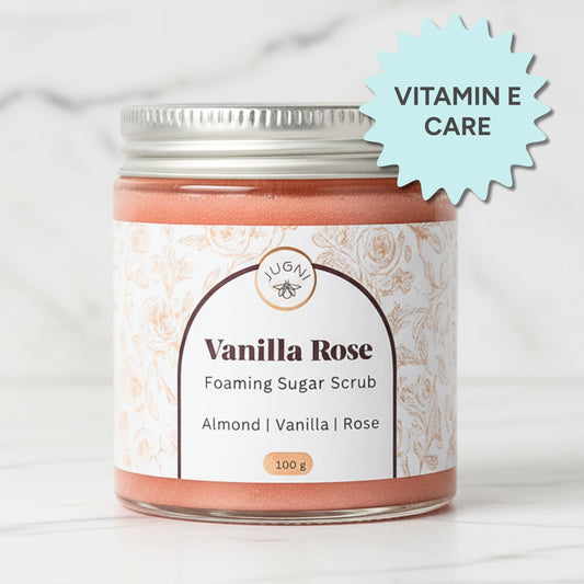 Foaming Sugar Scrub: Vanilla Rose